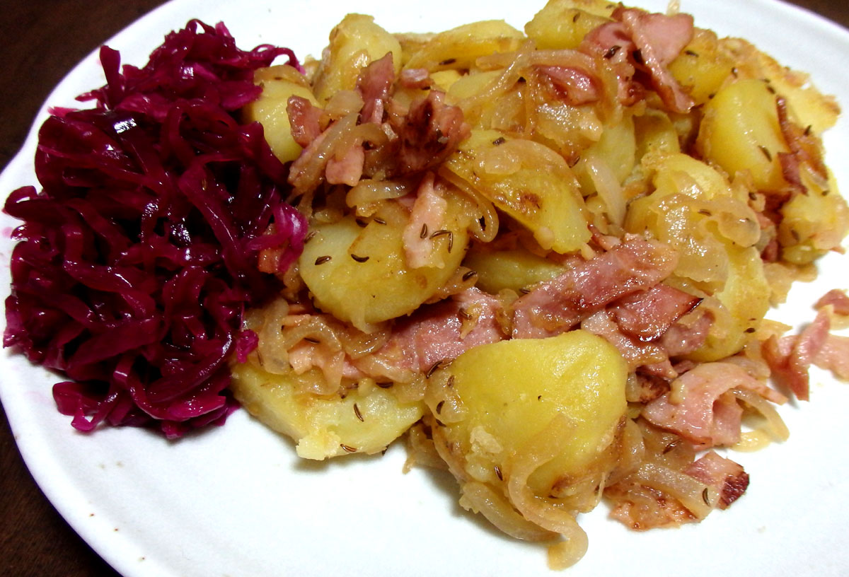 ジャーマンポテト、ブラートカルトッフェルン Bratkartoffeln 、その１ - happykizuna