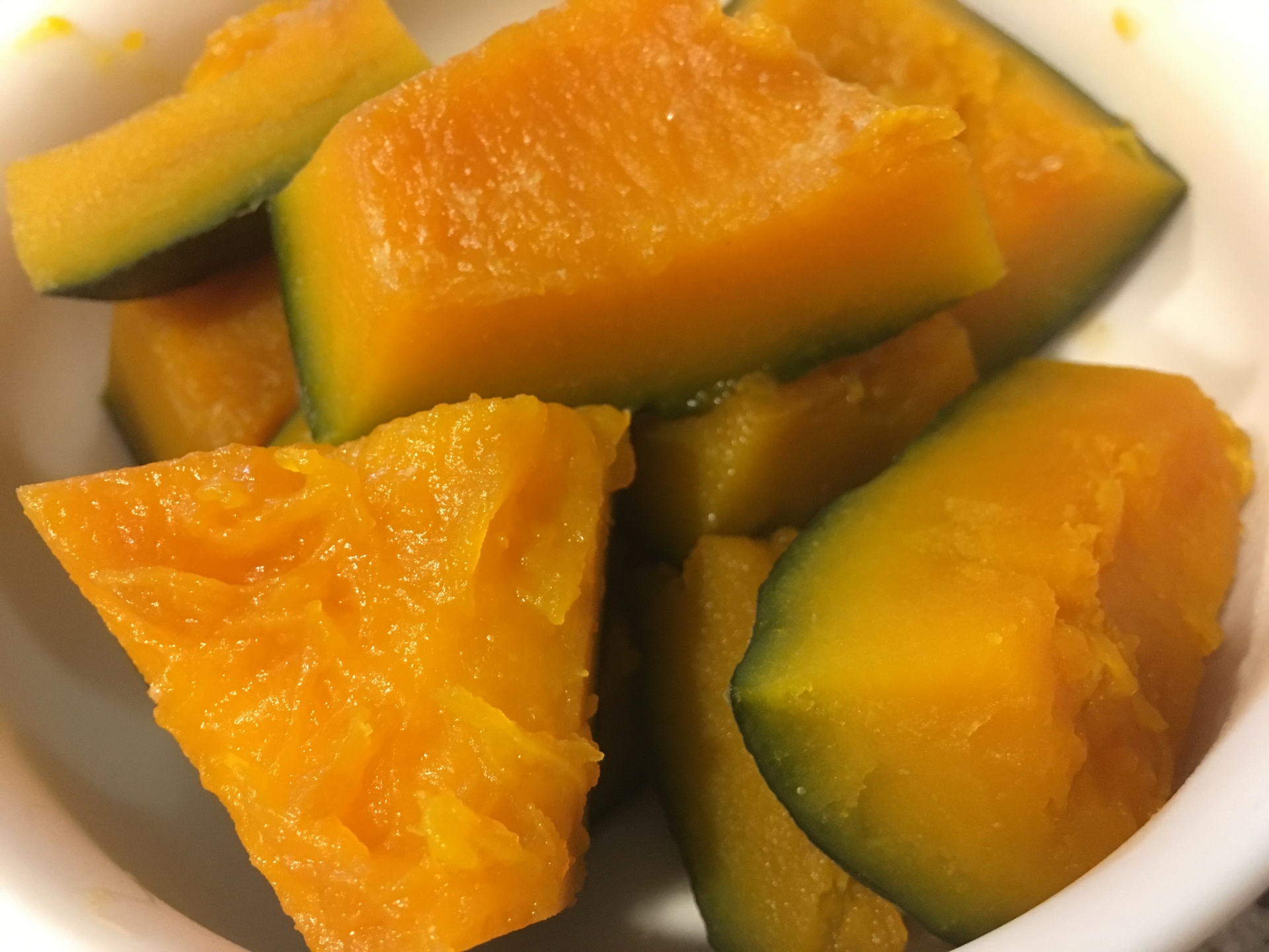 冷凍したかぼちゃの解凍方法、自然解凍、流水解凍、氷水解凍のどれがいいのか検証してみた生活知恵袋