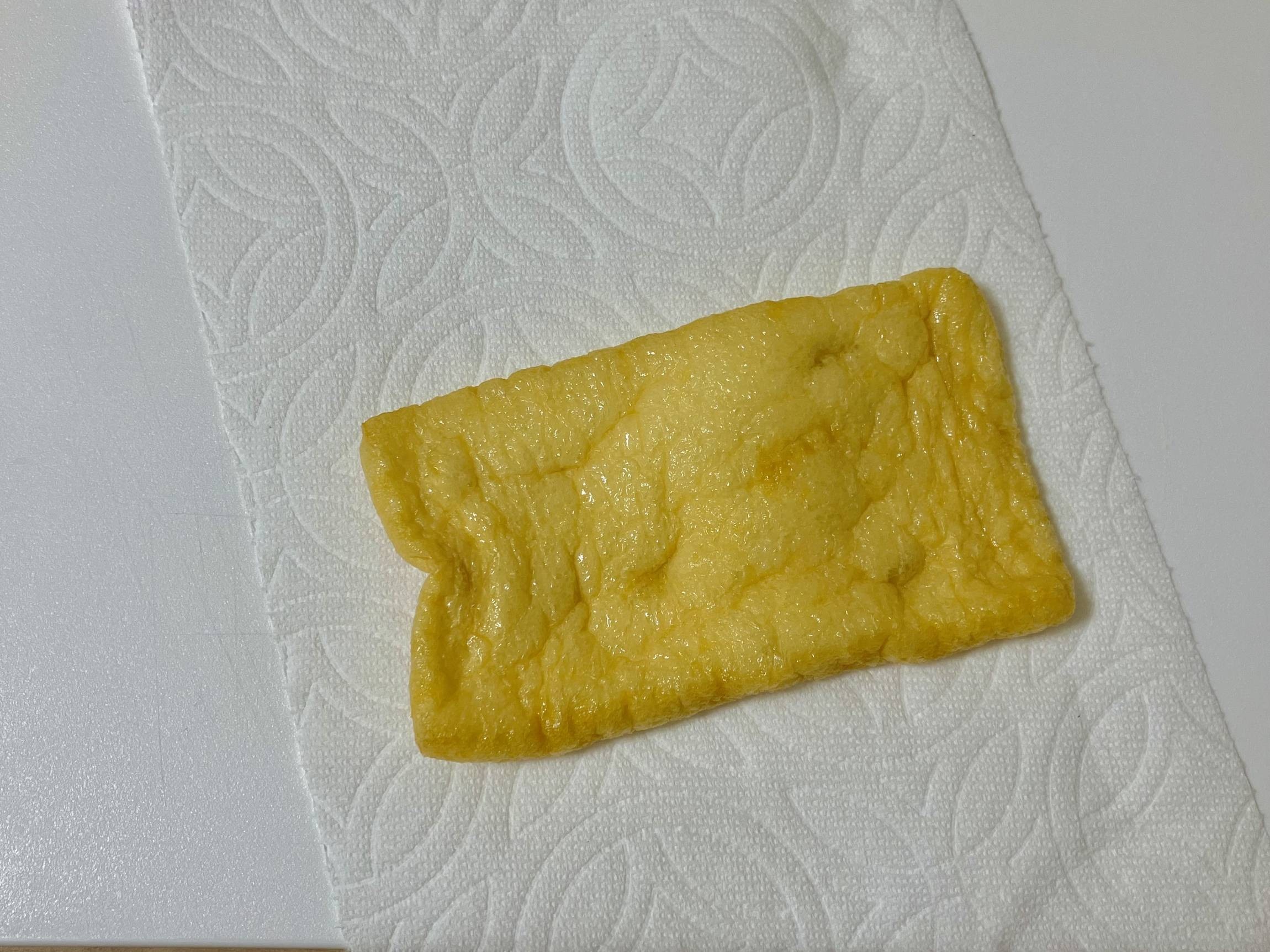 油揚げの開き方