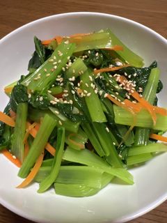 小松菜と人参のナムル★