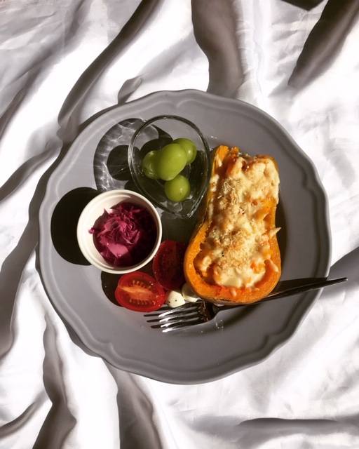 バターナッツかぼちゃグラタン