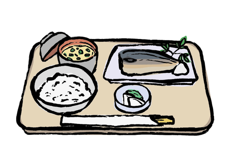 定食 手書き」のイラスト素材・ベクター画像 - イメージマートimagemart