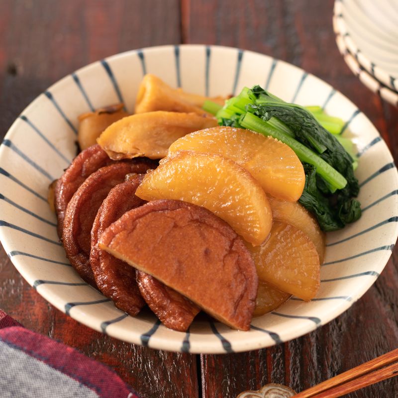 9月18日「さつま揚げとレンコンの煮物」 - sun_moonの 体に優しい健康料理