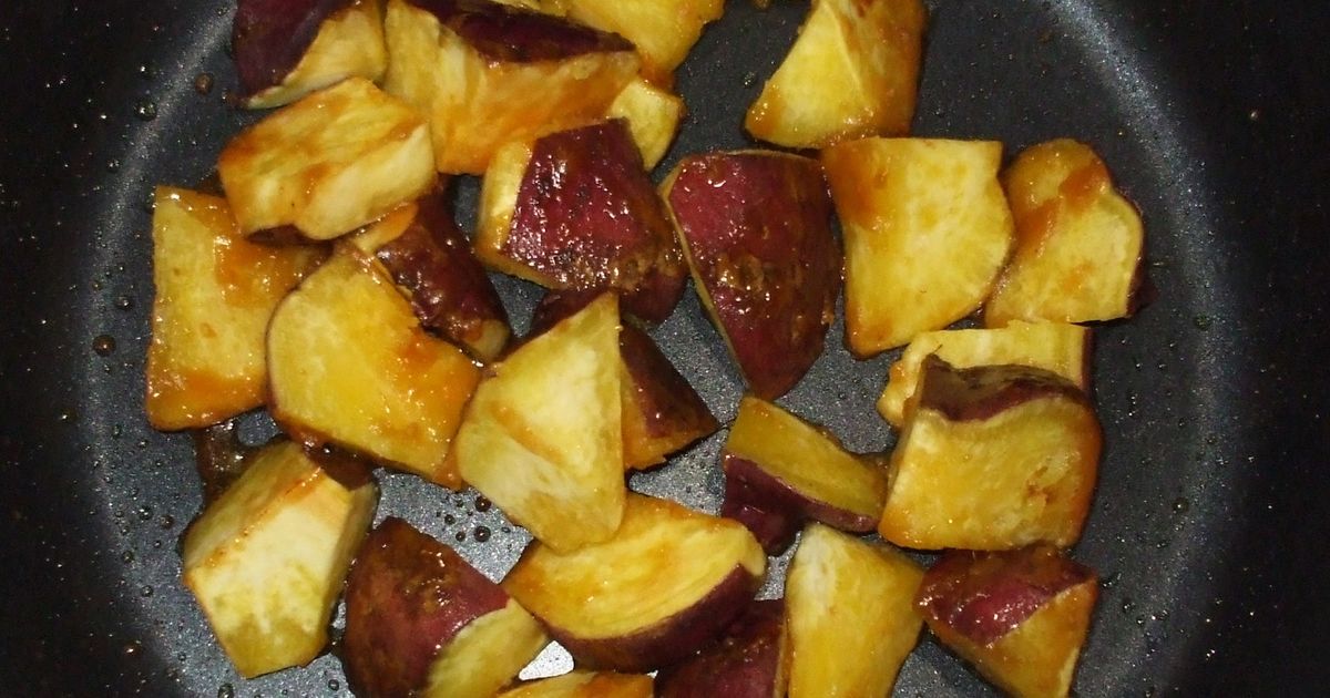 塩バターで甘さ引き立てる フライパンで蒸すサツマイモ