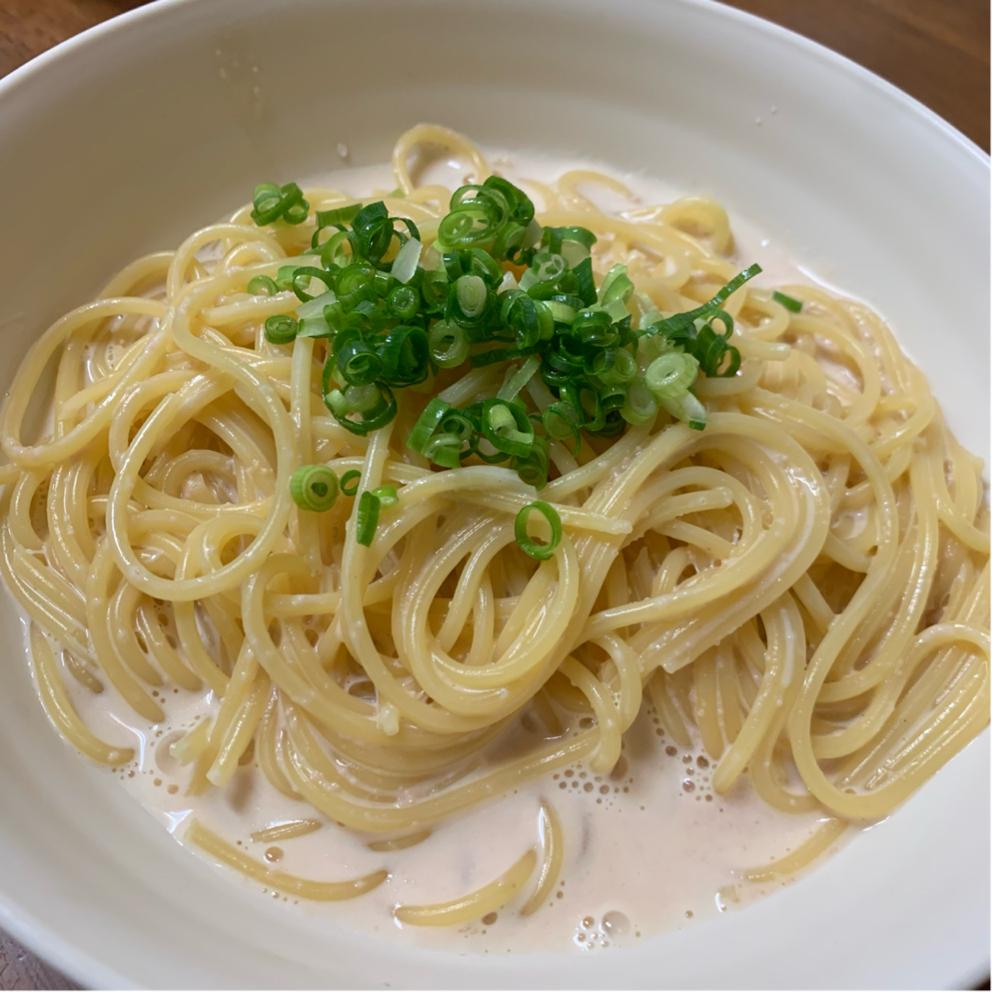明太ミルク冷製パスタ