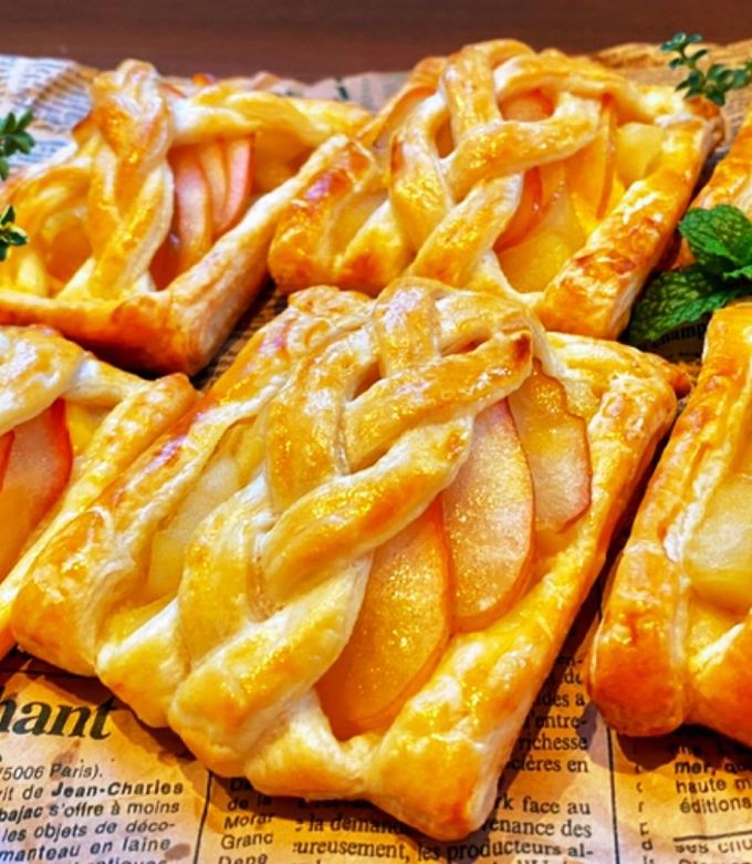 簡単美味しい！「カスタードクリーム入りアップルパイ」夫婦そろって泣き笑い２