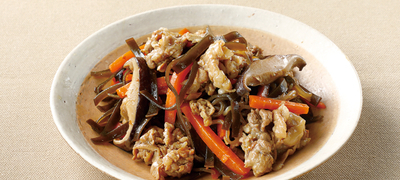 豚ももかたまり肉のほろほろ煮