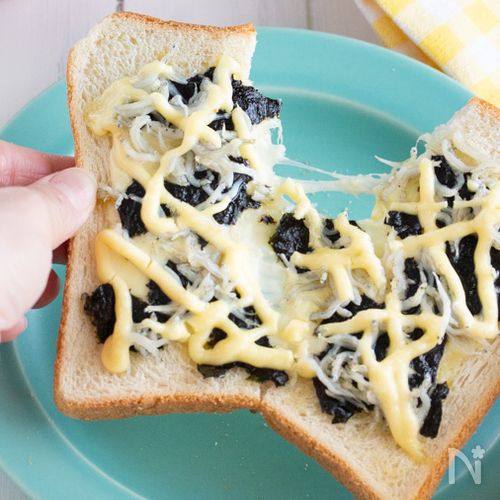 しらす嫌いさんも食べる！栄養満点しらす海苔チーズトースト