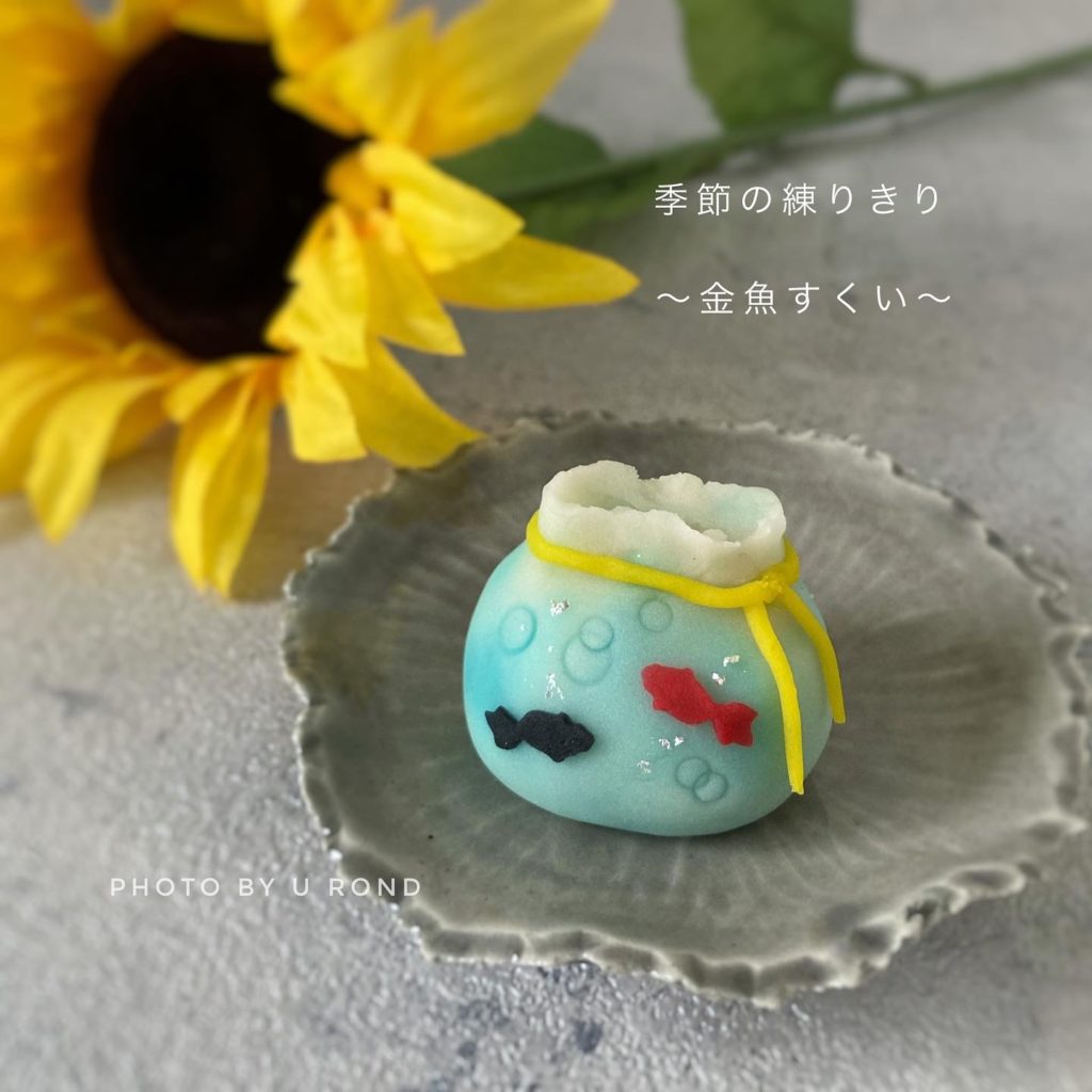 文月 練り切り生菓子 ・ ・願い笹 ・夏の夜 ・ハイビスカス ・天の川 ・ ・okinawayomitannaturalwinevinnaturelsakewinenihonshu純米酒沖縄読谷村coffeewagashinerikirisadomaccha練り切り料理教室和菓子cookingclassdiy