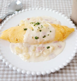 余ったシチューがメインに☆シチューオムライス レシピ・作り方 by そらふう☆ - 楽天レシピ