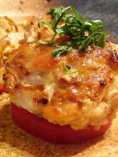 簡単★豚こま切れ肉!ざく切りハンバーグ