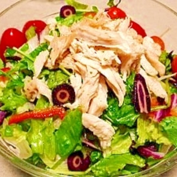 サラダチキンのアレンジレシピ満腹になるパンサラダの作り方！ - 管理栄養士はるの『簡単・本格レシピノート』