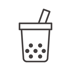 冷たい飲み物線アイコン。カクテルのシンボル。Premiumベクトル素材