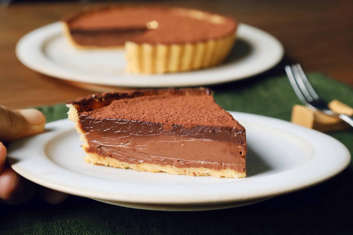 オーブンいらず！焼かない生チョコタルト♪