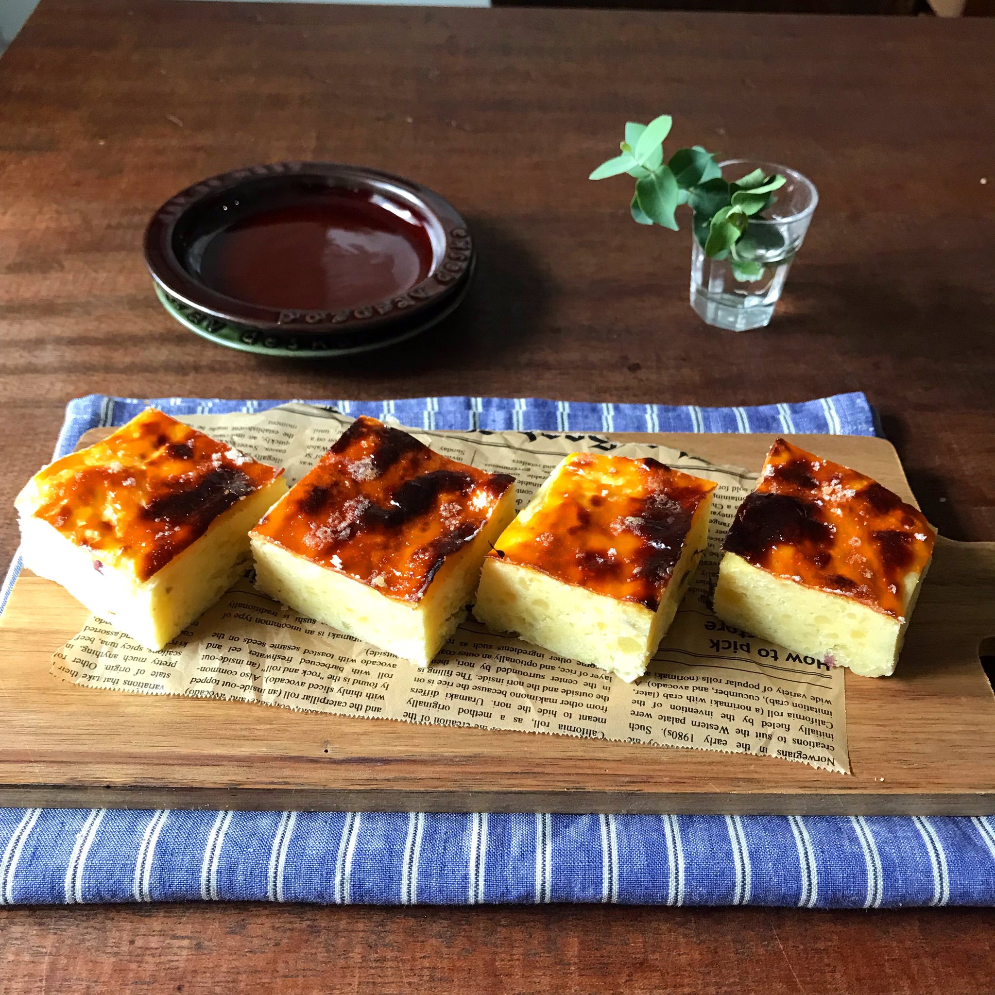 話題のバスク風チーズケーキ、材料を混ぜてレンジとトースターで超簡単に作れる！細かな説明もあるのできっと失敗しないよ - Togetter