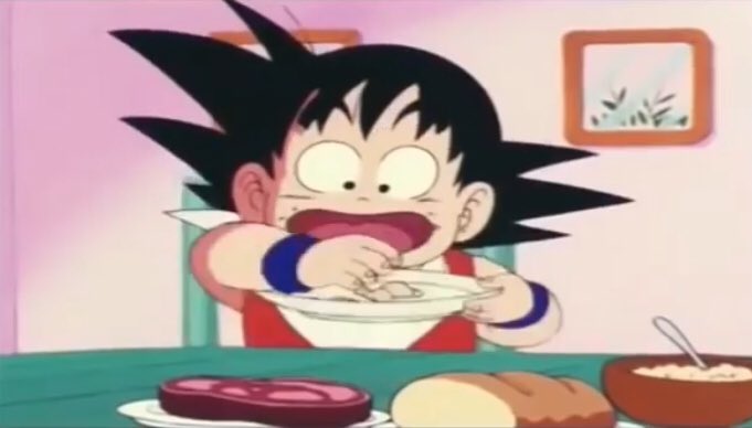 ドラゴンボール食事シーン１書くことが得意になる！小学生からの作文・感想文