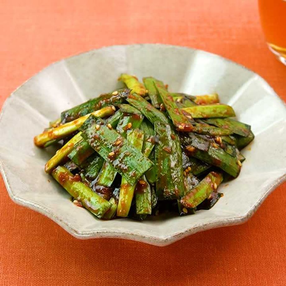 ニラのキムチ風漬物