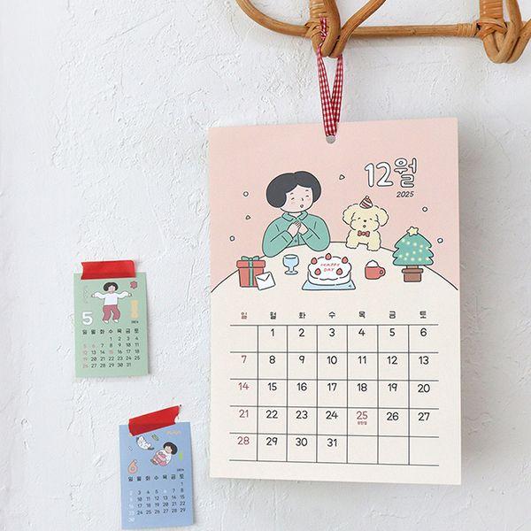 2014年 韓国 デラックスデザイン 卓上カレンダー 韓国情報広場