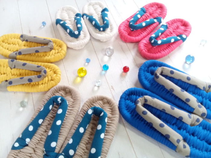 布ぞうり ねじれ鼻緒の作り方: zuccaさんの備忘録