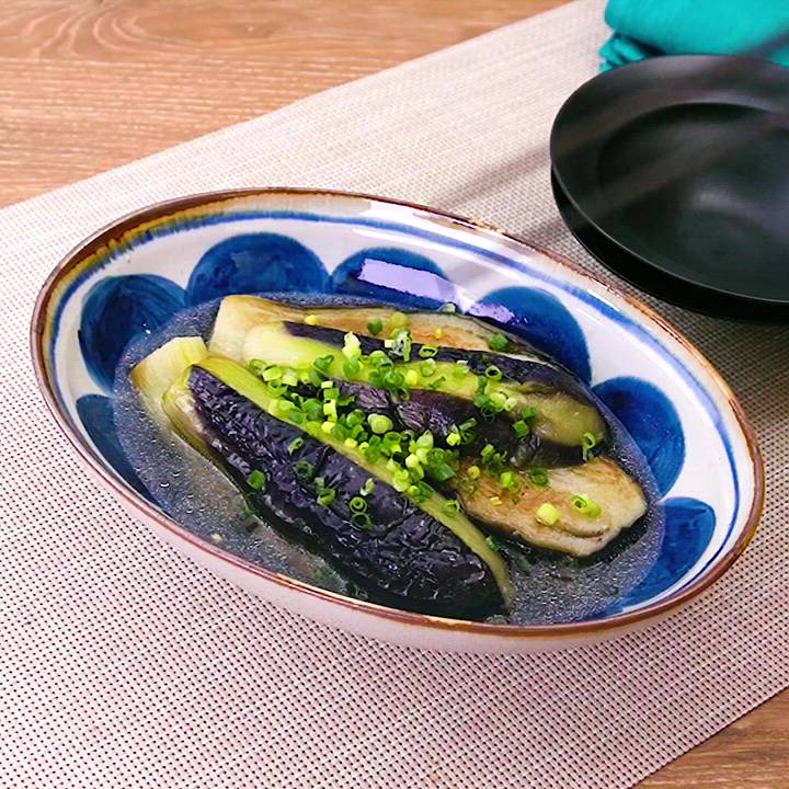 茄子の白だし唐揚げ