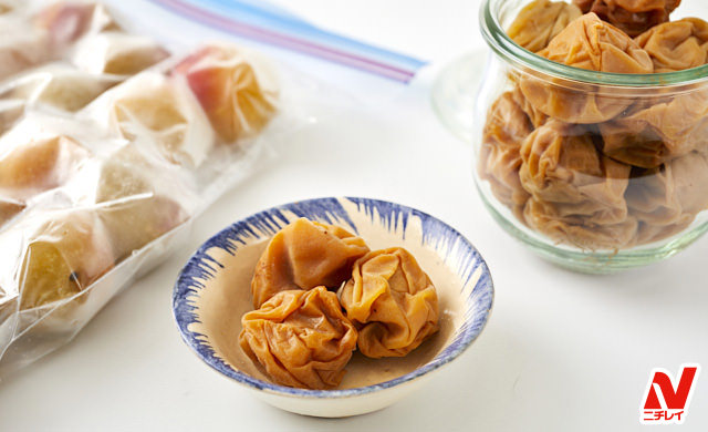 青梅で作る 甘露煮