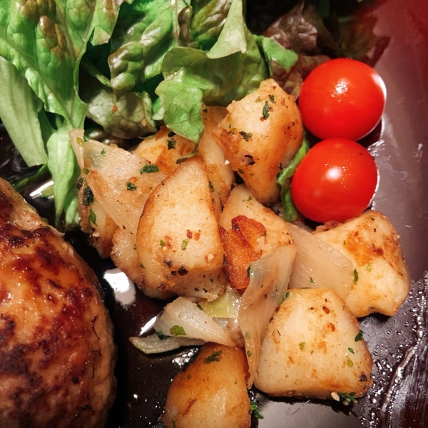 電子レンジで5分 新じゃがいもの海苔塩バタ