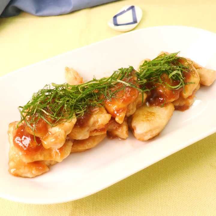 炒めて簡単！ 鶏むね肉の梅ポン酢炒め