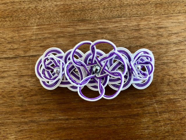 水引でこういう形のバレッタを作りたいのですが、これは何結びと- Yahoo!知恵袋