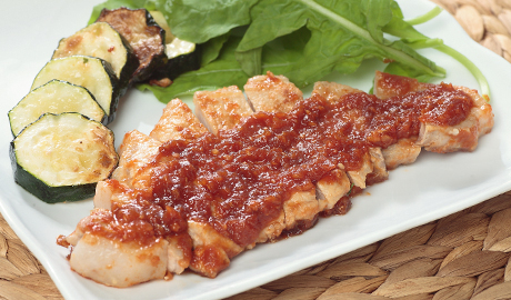 鶏のケチャップ照り焼き