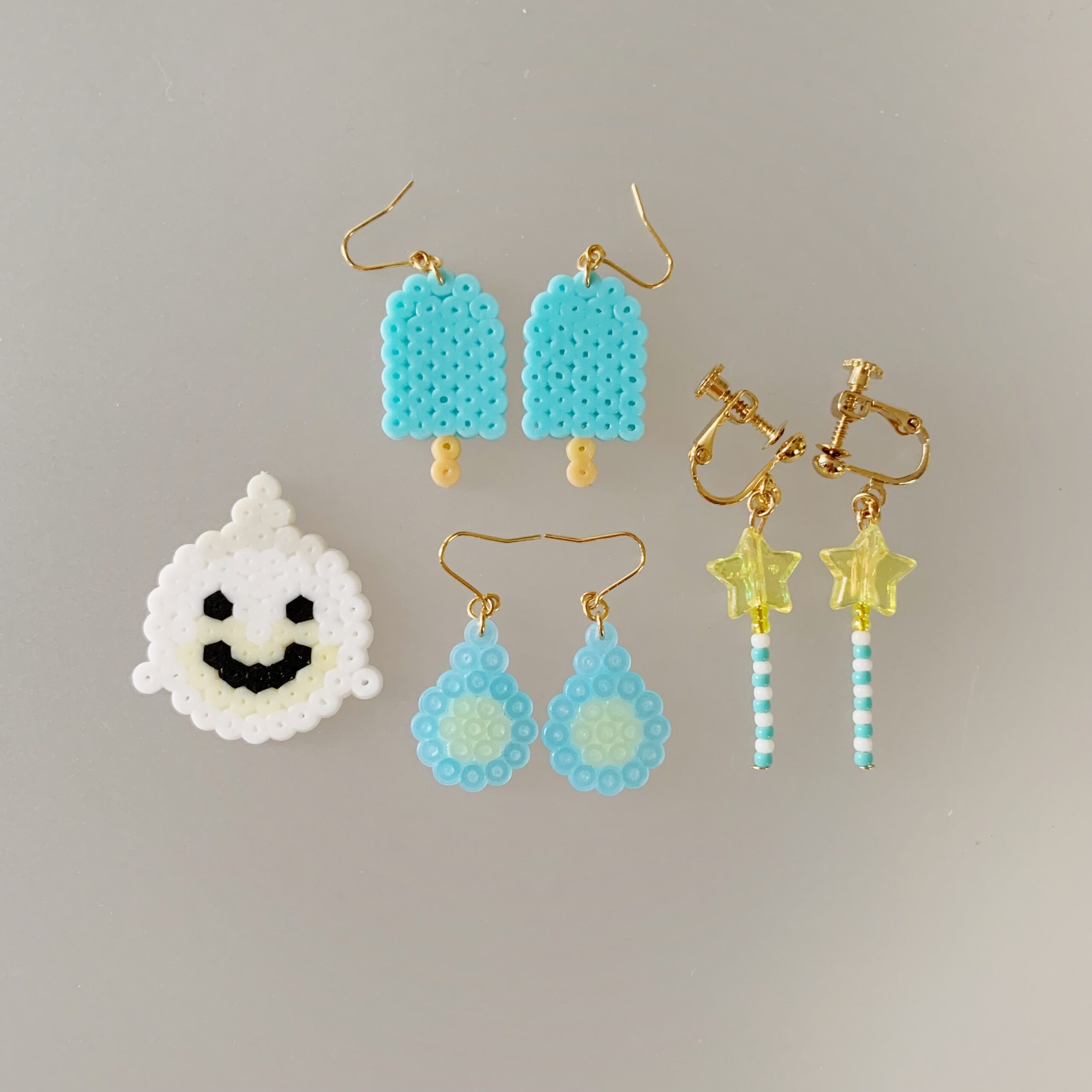 アイロンビーズ図案 おにぎりアイロンビーズ@MI-YU☆