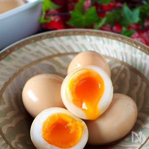 めんつゆで煮ないで作る簡単煮たまご♡