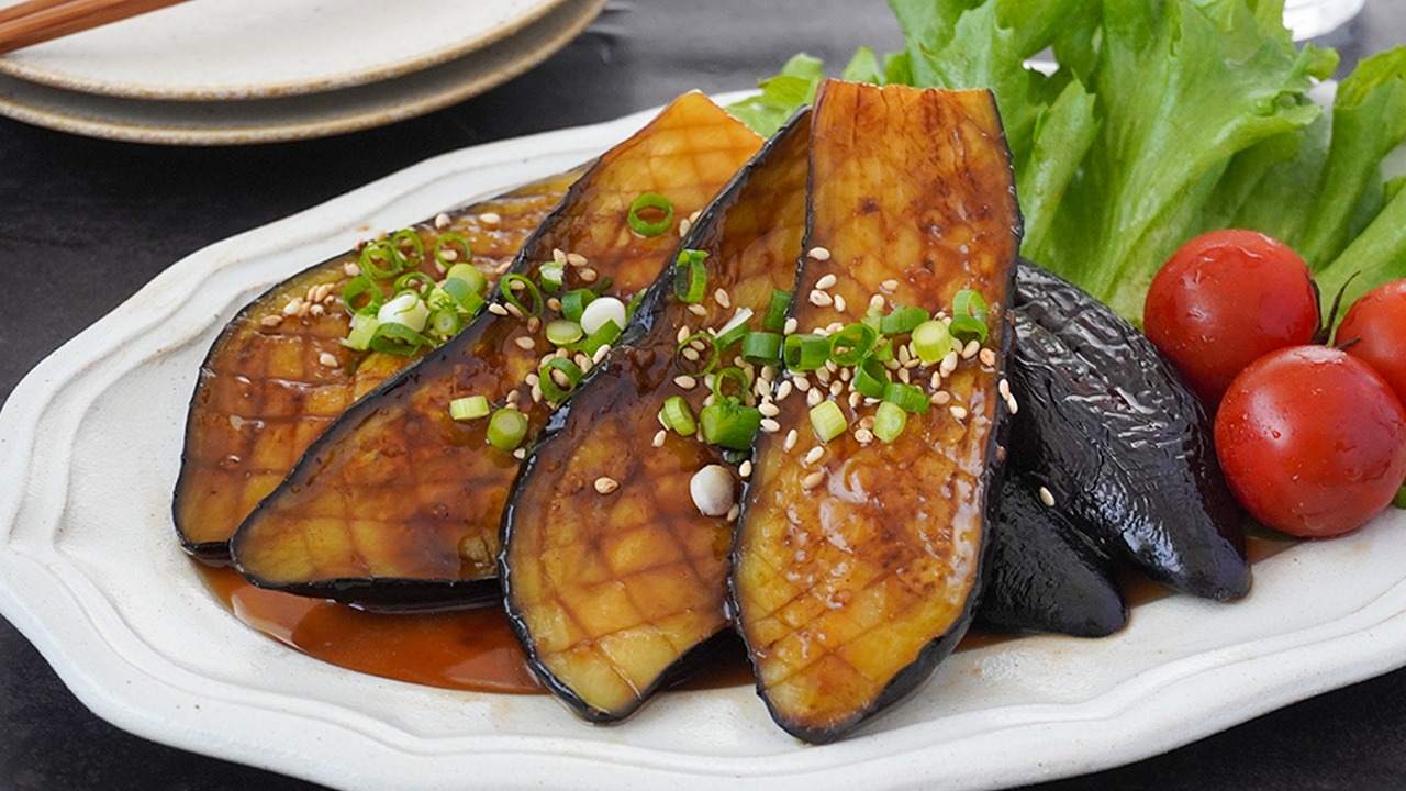 なすのさっぱり焼きびたし