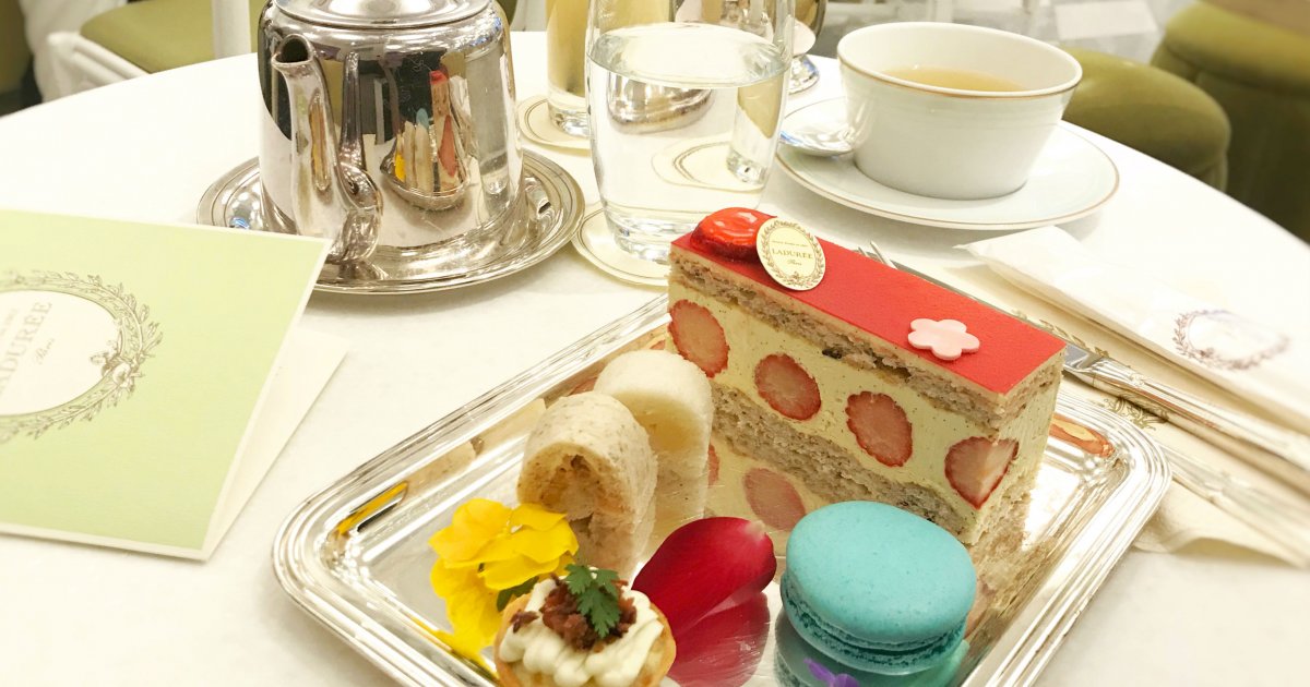 いちご尽くしのアフタヌーンティー ラデュレ@青山 : 平凡日記 restart