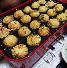 冷凍たこ焼きを白だしとごま油につけて食べた - 日日是好日 ニチニチコレコウジツ