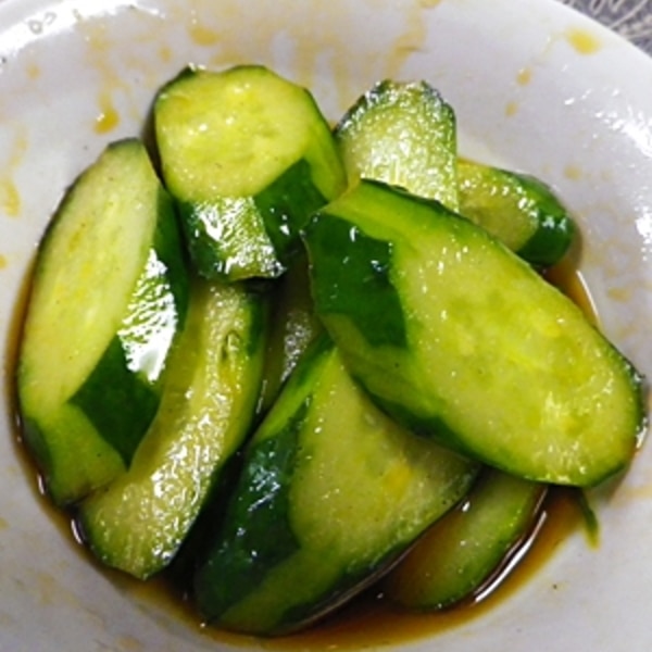 野菜ひとつ きゅうりのラー油漬け