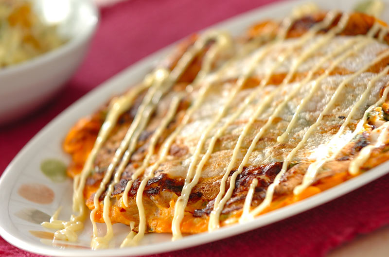 一番人気♪我が家のもちチーズ豚玉お好み焼き