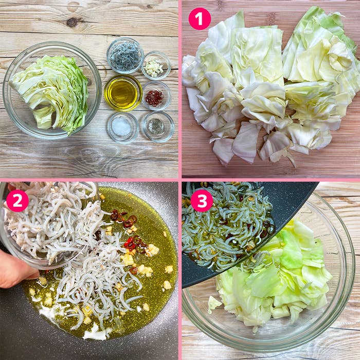 無限にイケる！湯通しキャベツのしらすナムル