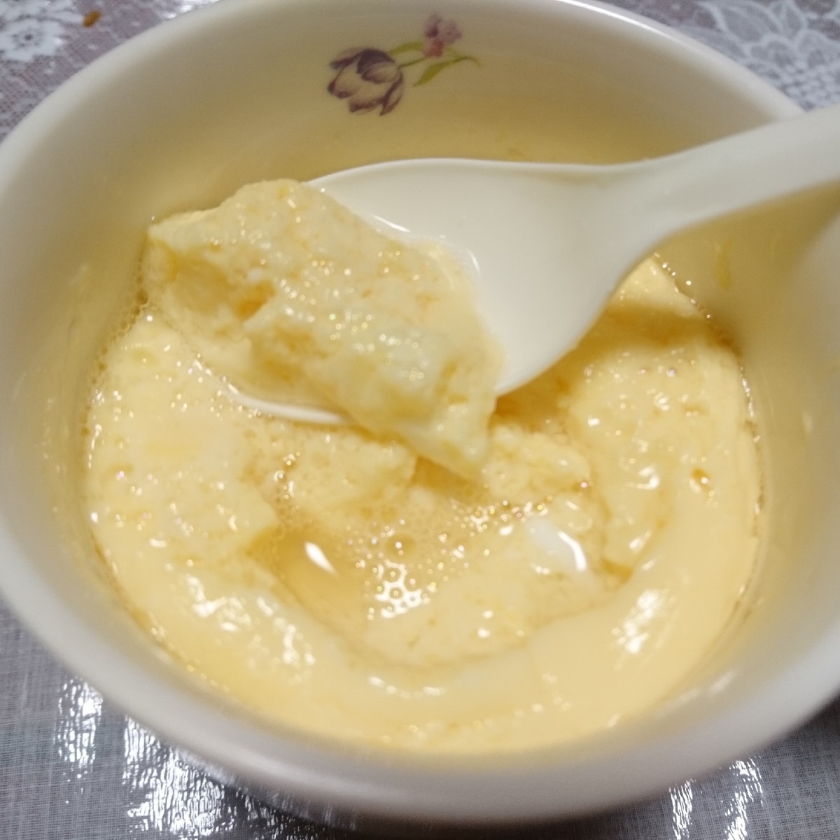 卵１個で一人分☆レンジでなめらか茶碗蒸し by ｶﾘｿﾒクックパッド簡単おいしいみんなのレシピが392万品