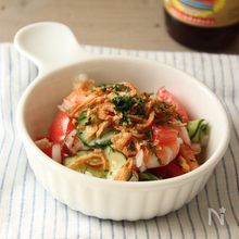 ナンプラーなし！蒸し鶏とパクチーでタイ風サラダ