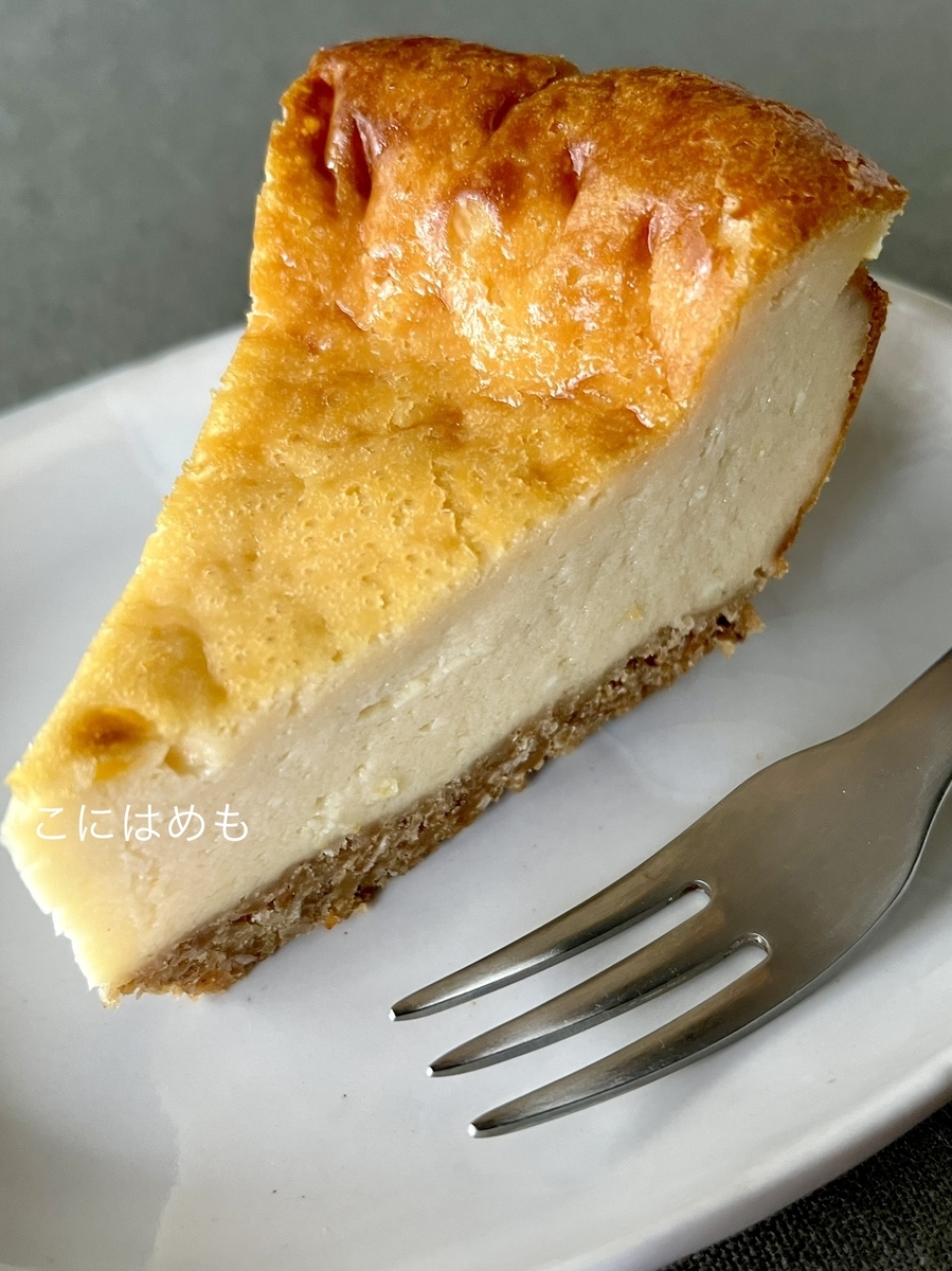 二層のマスカルポーネチーズケーキ