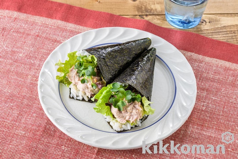 2種のツナマヨ手巻き寿司