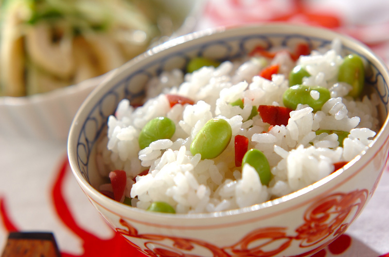 カリカリ梅のさっぱり混ぜごはん