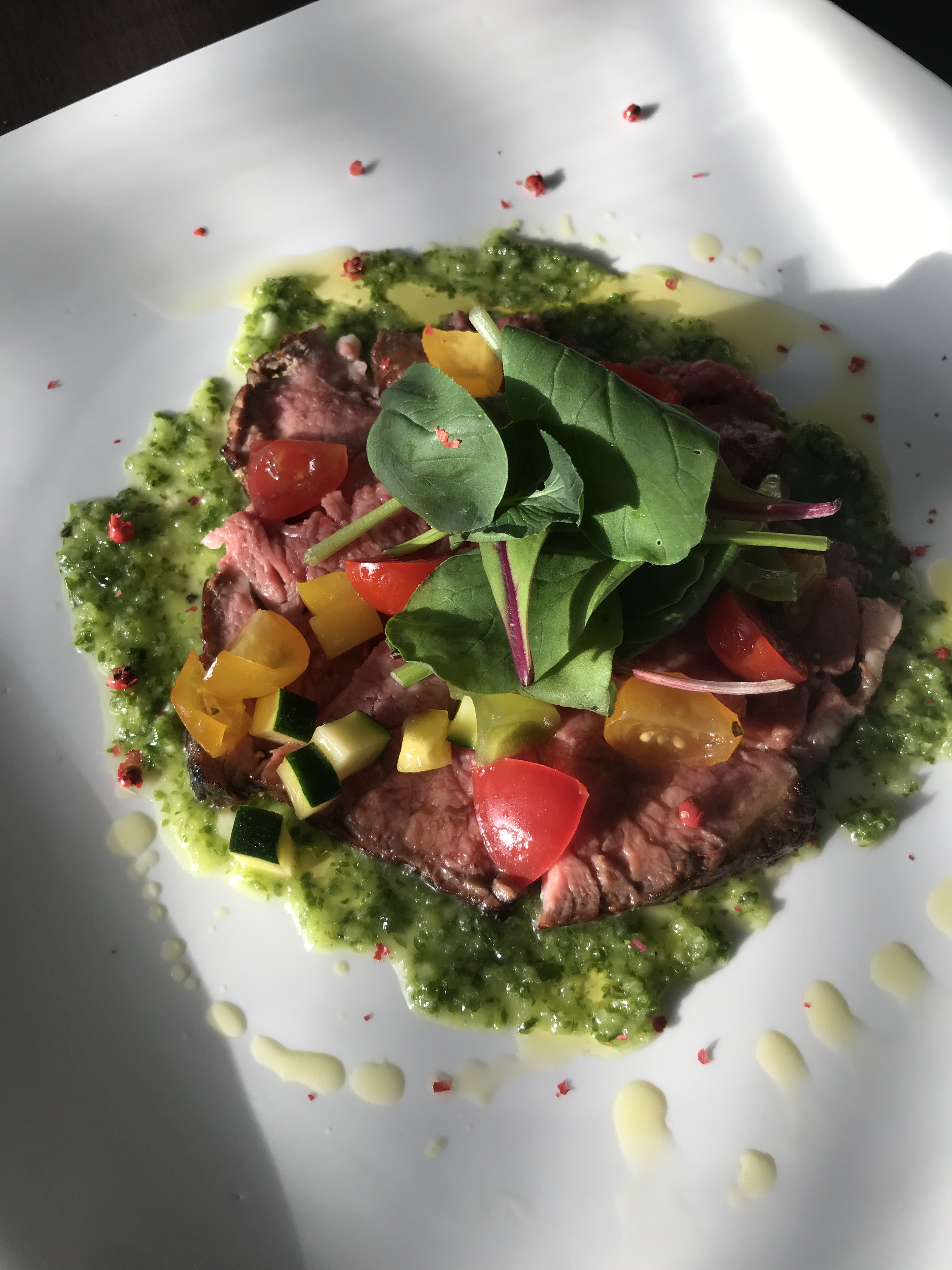 温野菜サラダパセリのソース