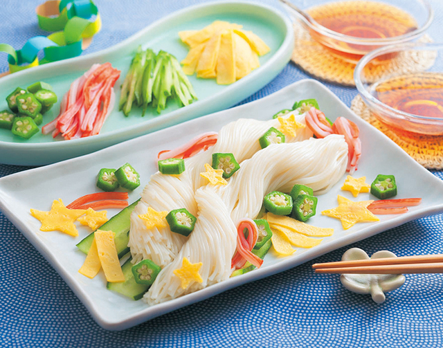 How to make Somen Noodles そうめんを一口サイズに美しく盛り付ける方法・巻き方 - 料理動画