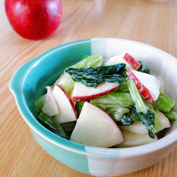 小松菜とりんごのナイスクリーム