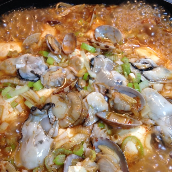 スンドゥブチゲ 家にある材料で簡単！激うま♡