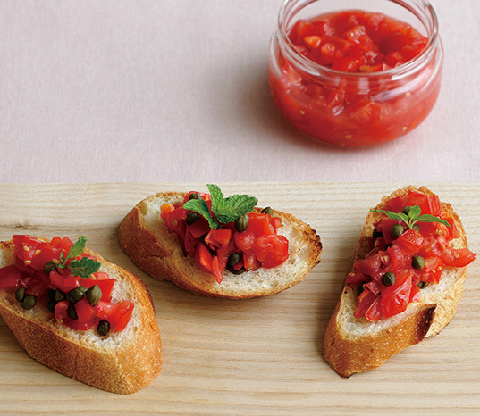 ★トマトを大量消費！食べる和風トマトソース★