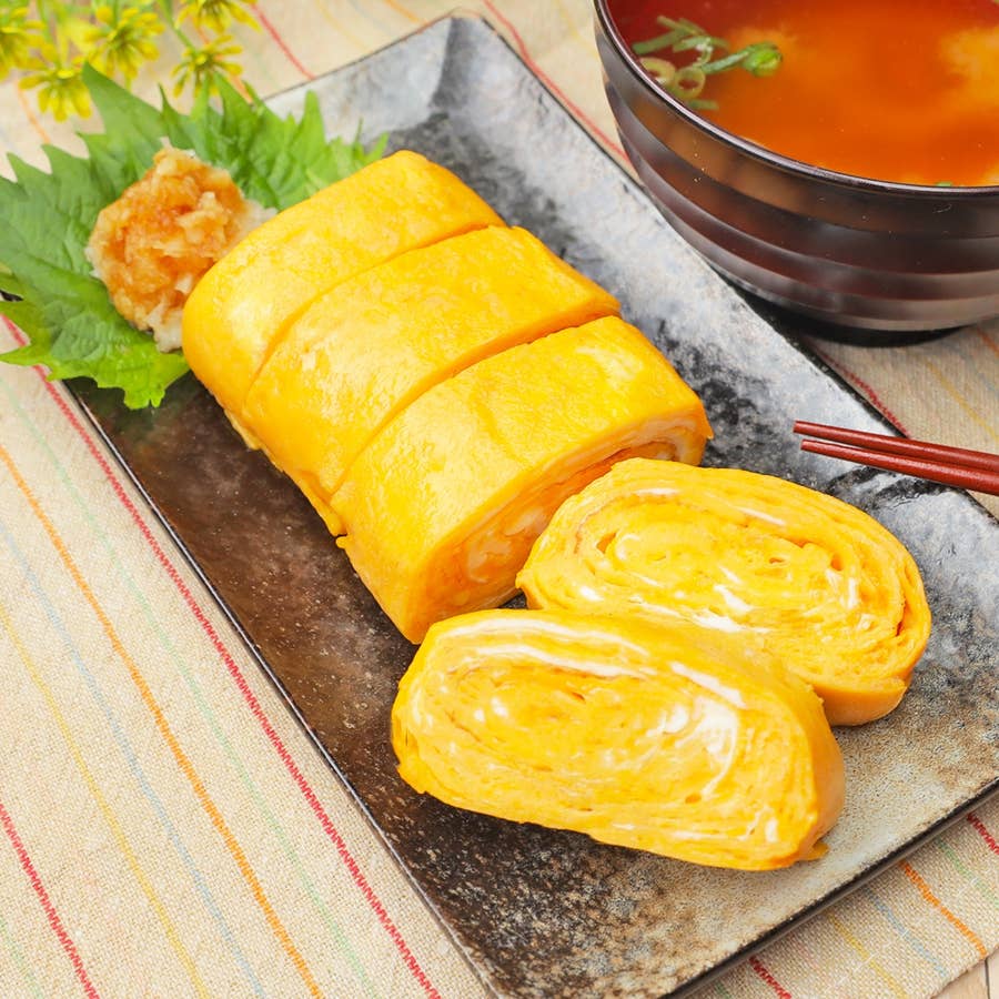 基本の卵焼き 厚焼き玉子 のレシピ 作り方：白ごはん.com