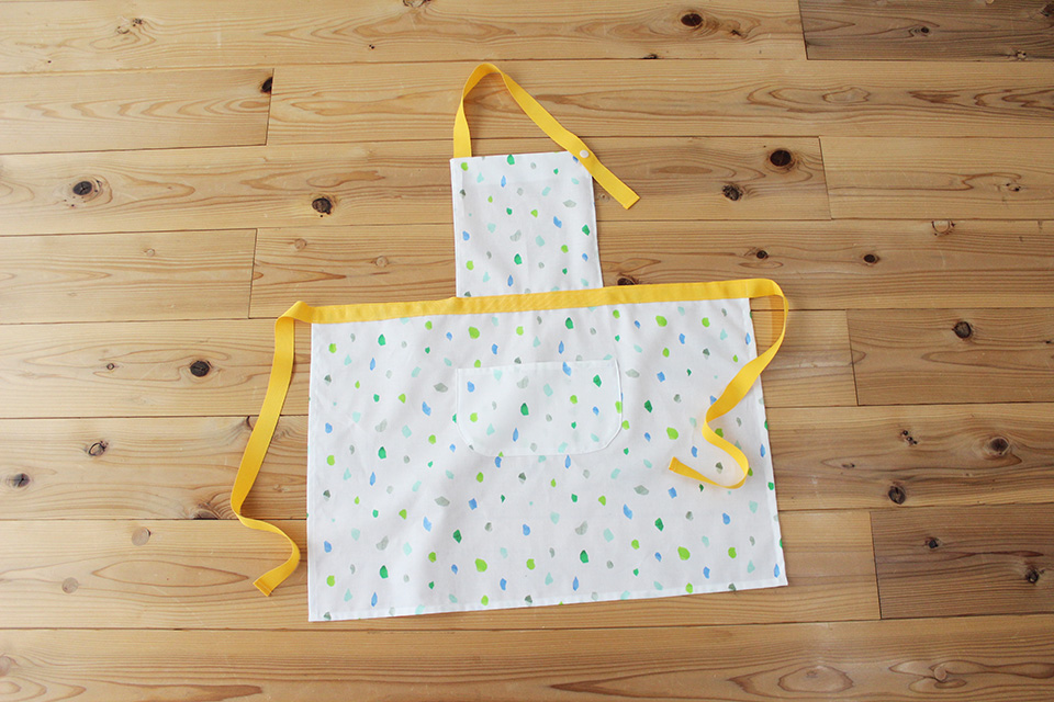 エプロン 手作りキット 型紙 生地 子ども用 作り方 動画あり 子供 キッズ1bunno1