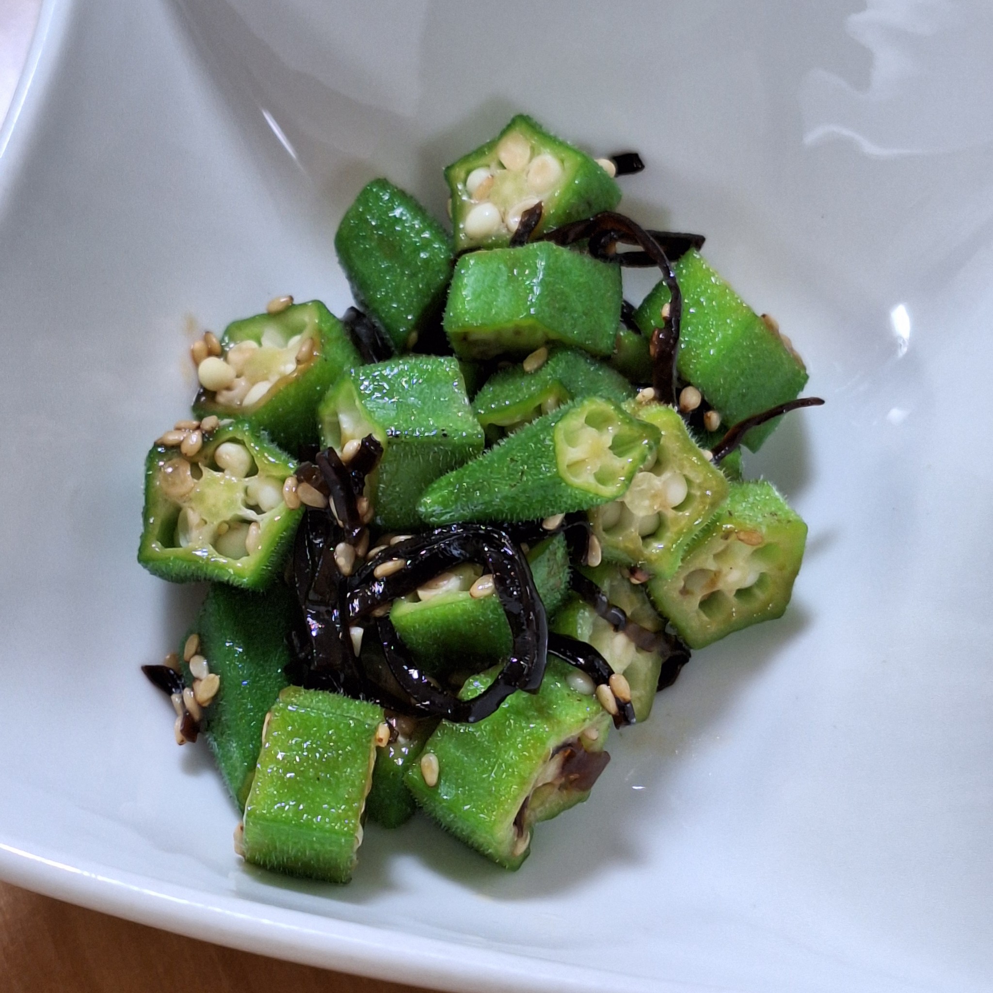 ☺ レンジで簡単！ 無限オクラ ☺ by あやちん０８１６クックパッド簡単おいしいみんなのレシピが392万品